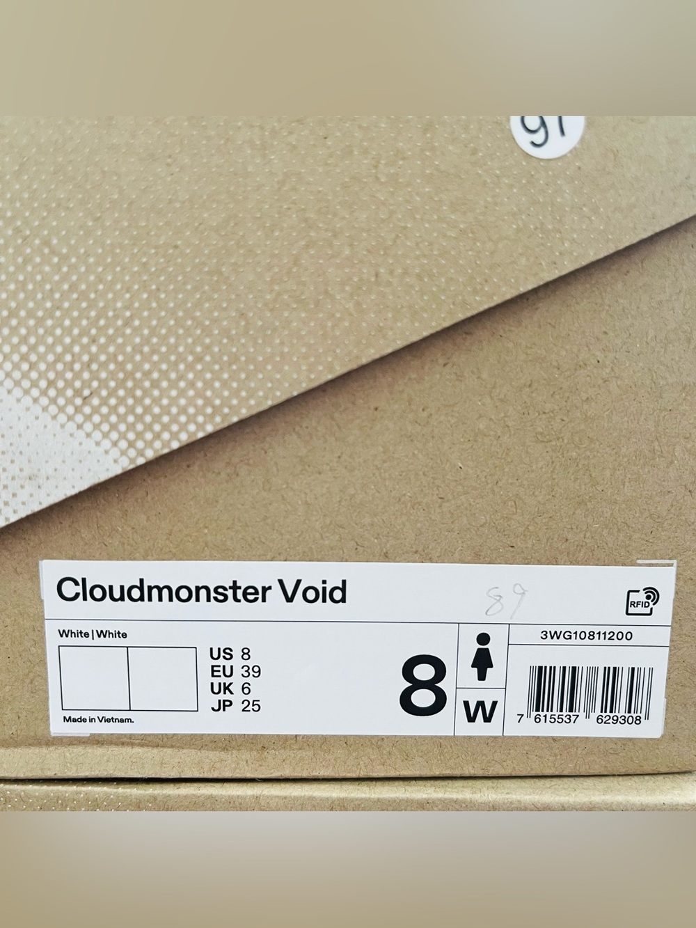 On Running Cloudmonster Void All White Women's Running Shoes 3WG10811200 - Picture 7 of 7